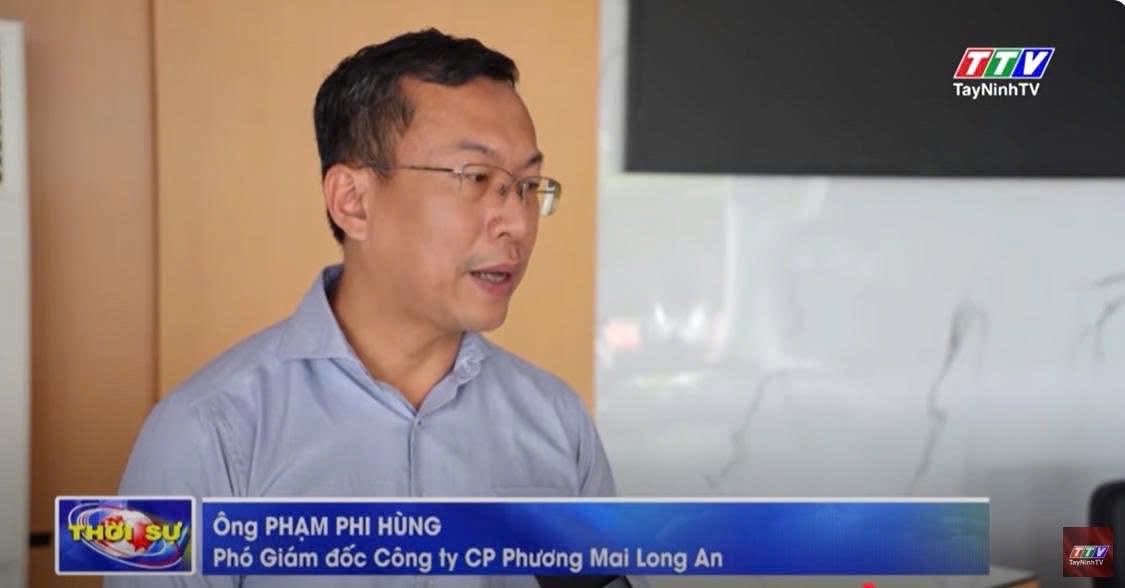 Ông Phạm Phi Hùng phát biểu tại lễ khởi công